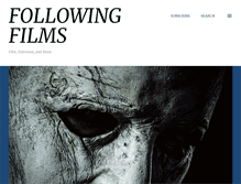 Tablet Screenshot of followingfilms.com